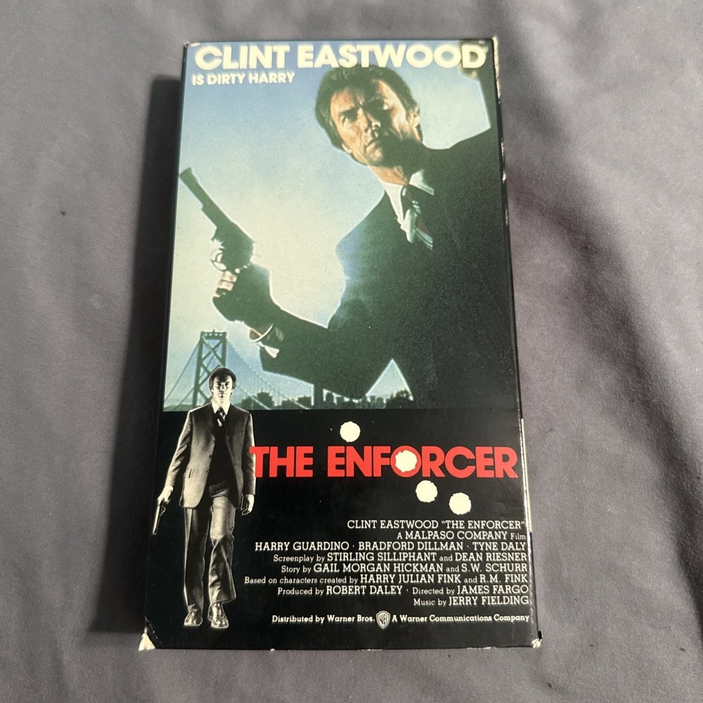 The Enforcer (1987) VHS Clint Eastwood Is Dirty Harry